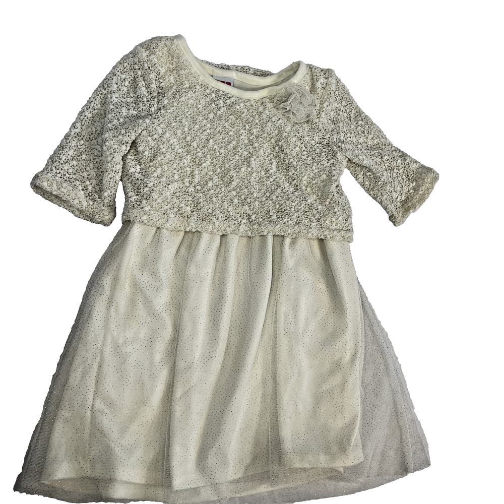 Healthtex Party Dress Girls 3T Ivory Lace